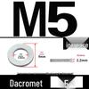 Double-Stacked Interlocking Toothed Anti-Slip Lock Washer 304 Stainless Steel DIN25201