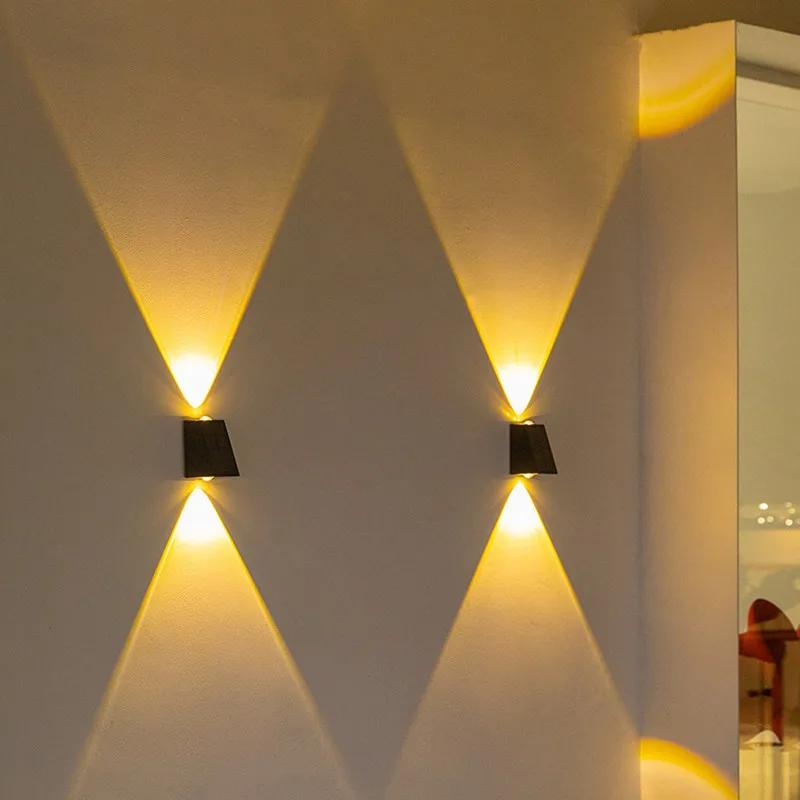 Xiaomi LED Outdoor Solar Wall Light Up And Down Luminous Garden Lamp Villa Courtyard Porch Street Decorative Lighting Wall Washer Light