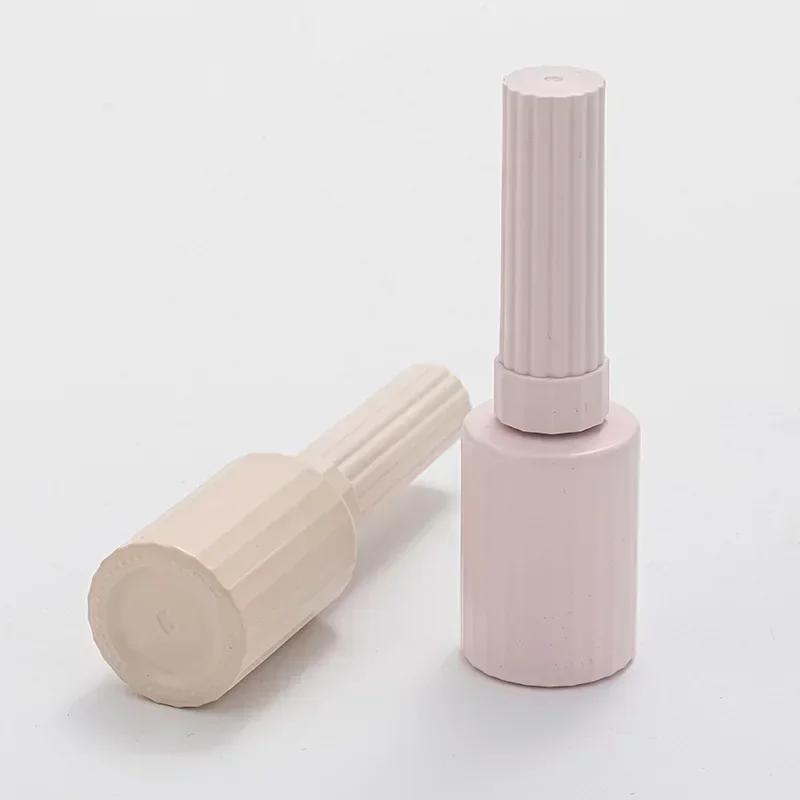 New 10pcs/set 12ml Empty Nail Polishing Bottle Nail Gel Empty Bottle with Brush Glass Empty Blending Bottle Touch-up Container
