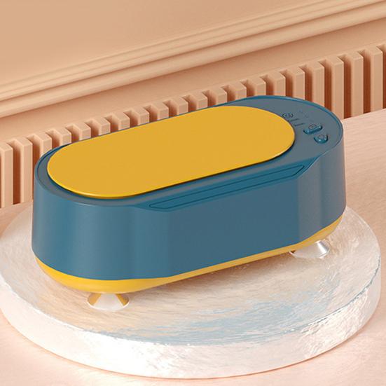 Limpiador ultrasónico de joyas con 3 modos de tiempo, máquina de limpieza multifuncional de gran capacidad, alta frecuencia, 45KHz, 15W