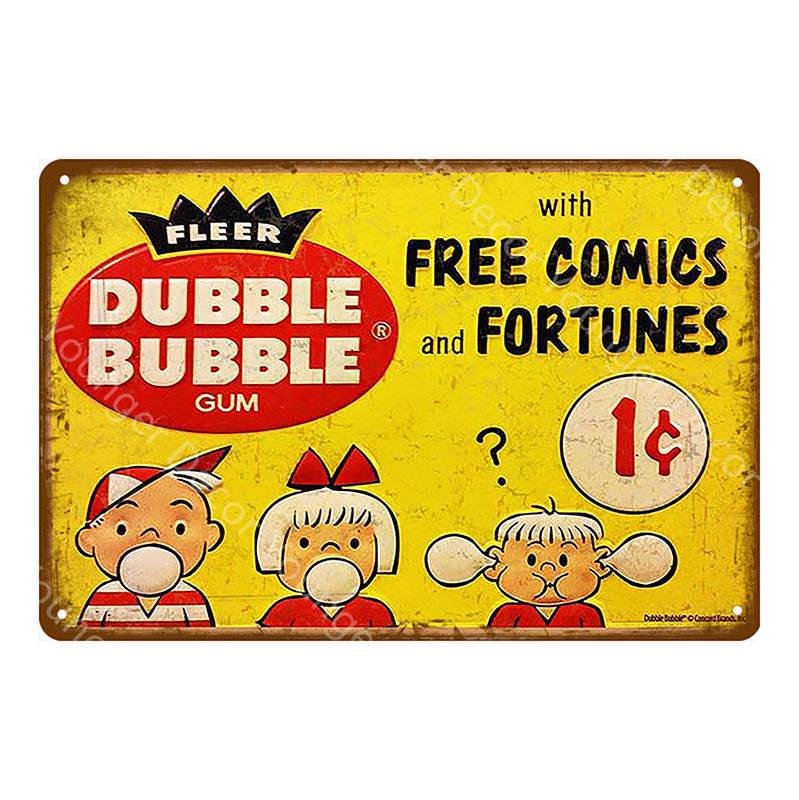 Food Bread Decor Ice Cream Milk Strawberries Pickles Waffles Ploughmans Metal Tin Signs Vintage Poster Wall Art Plaque YI-010