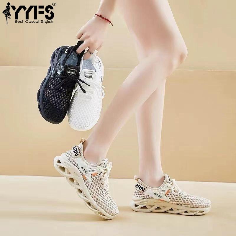 Mesh Hollow Hole Shoes for Women 2025 Summer Breathable Hot Sale Ultra-light Slip-on Thick-soled Shoes for Women