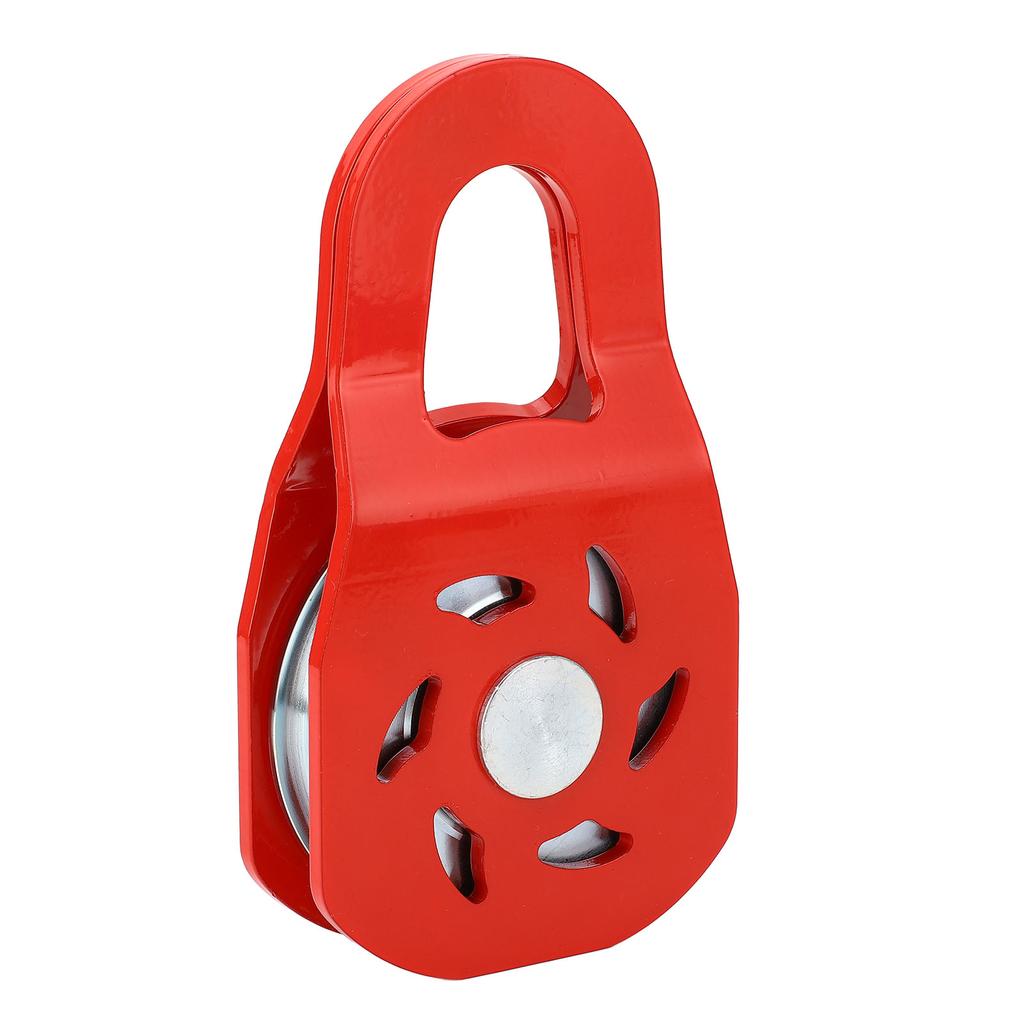 Winch Recovery Snatch Block 10 Ton Heavy Duty Off Road Winch Recovery Snatch Block Pulley for ATV UTV SUV Pickup Red