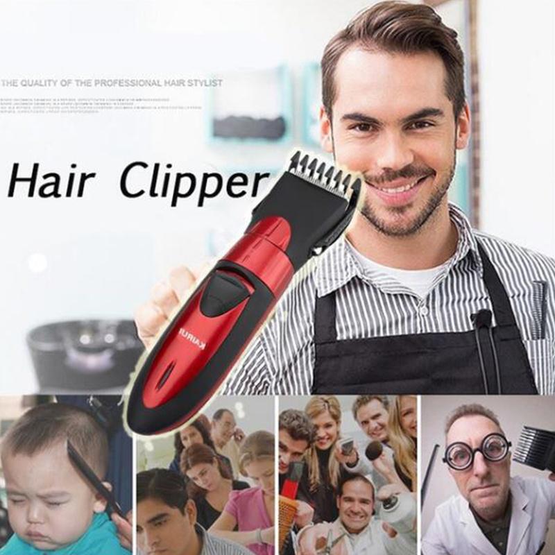 Přenosný bezdrátový dobíjecí elektrický zastřihovač vlasů, nastavitelné zastřihování vlasů, kadeřnictví