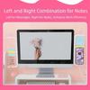 Transparent Computer Screen Message Board Self-adhesive Acrylic Computer Sticky Note  Memo Stand