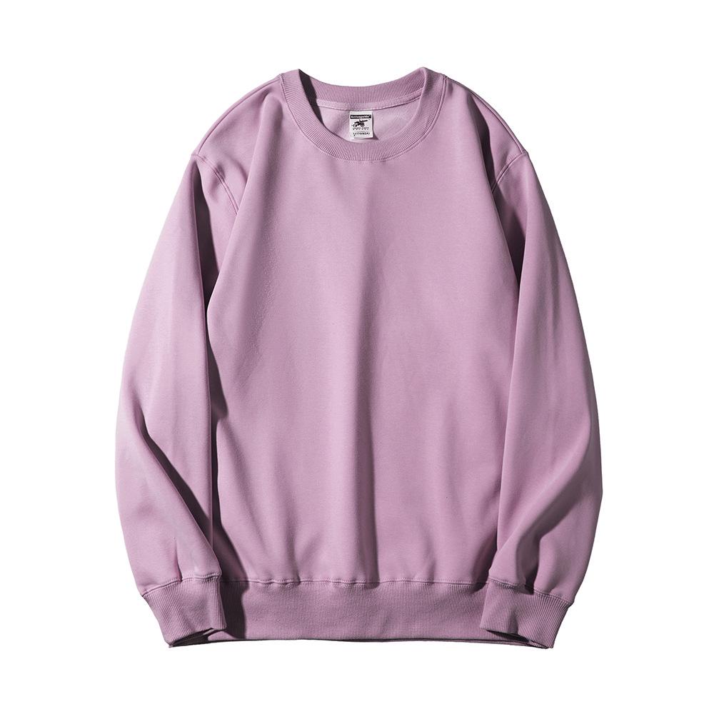 Men's AG600g Super Soft Crew Neck Sweatshirt - High-End Heavyweight Casual with Trendy Print for Autumn