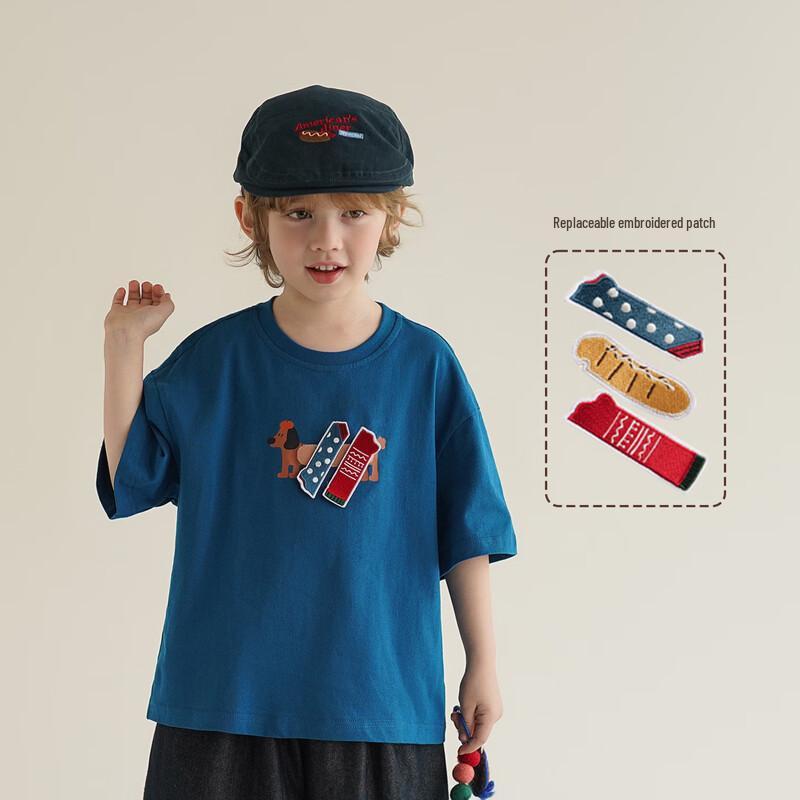 

Kids Dachshund Print Cotton Short-Sleeve T-Shirt 80