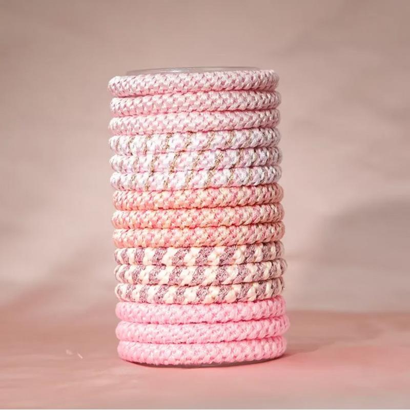 15pz Elastici per Capelli Alta Elasticità Stile Erling Haaland, Nuovi Colori Estivi Coordinati Accessori per Capelli Versatili Premium Porta Coda