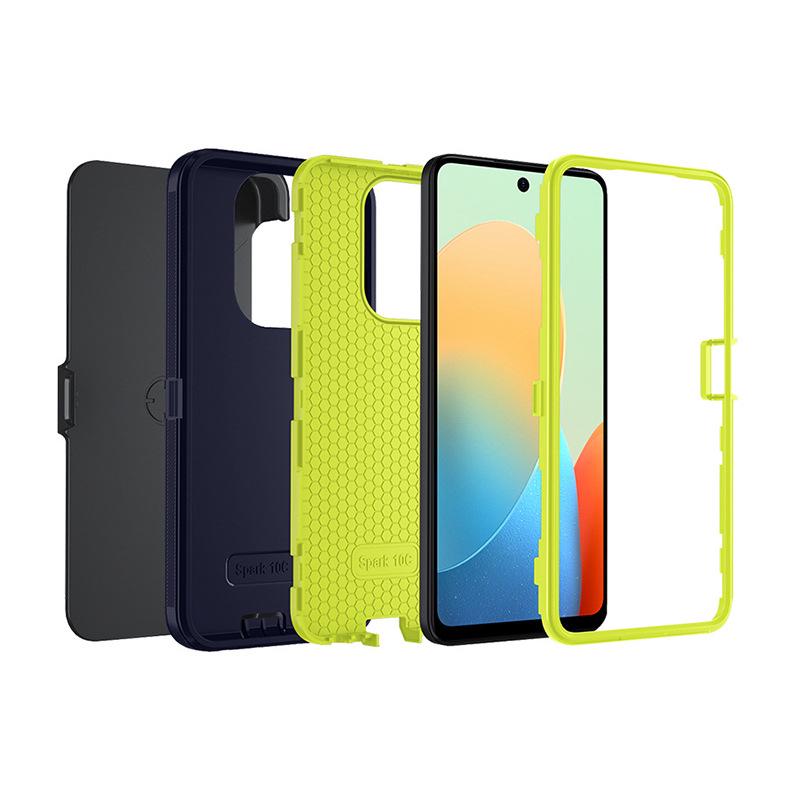 High-End Luxury Tecno Spark10C Full Coverage Protective Phone Case