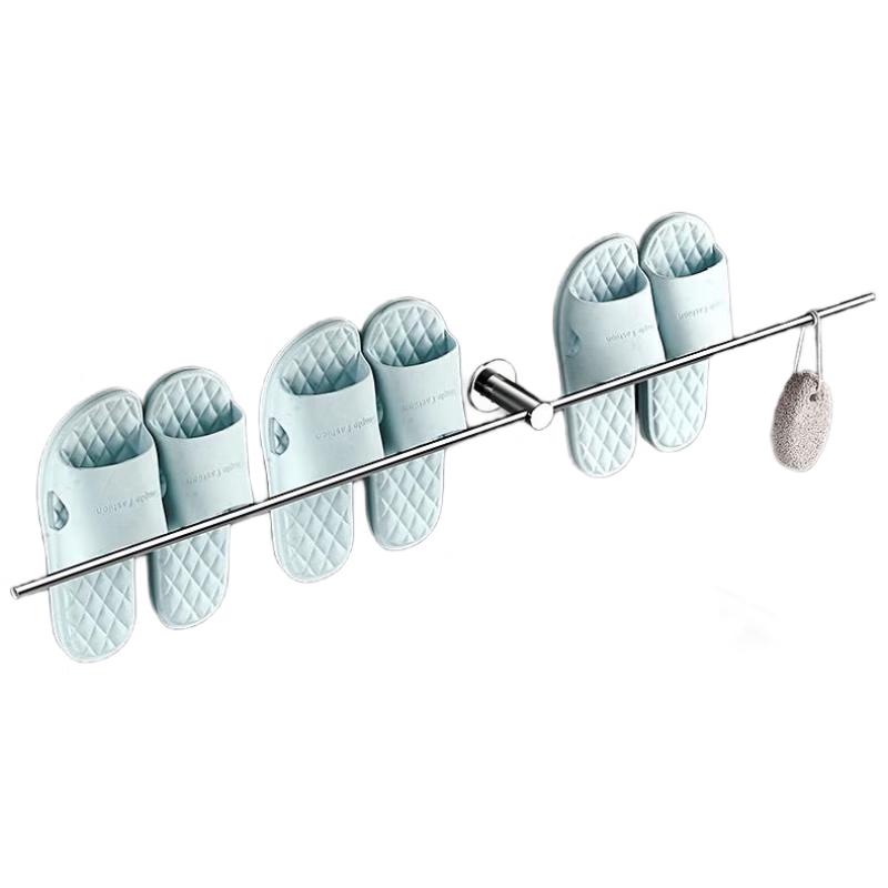 

HANDUNYOU 304 Stainless Steel Punch-Free Bathroom Slipper Rack