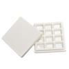 12 Grids Ceramic Paint Palette Watercolour Painting Palette Ceramic Mixing Tray for Painters Acrylic and Oil Painting