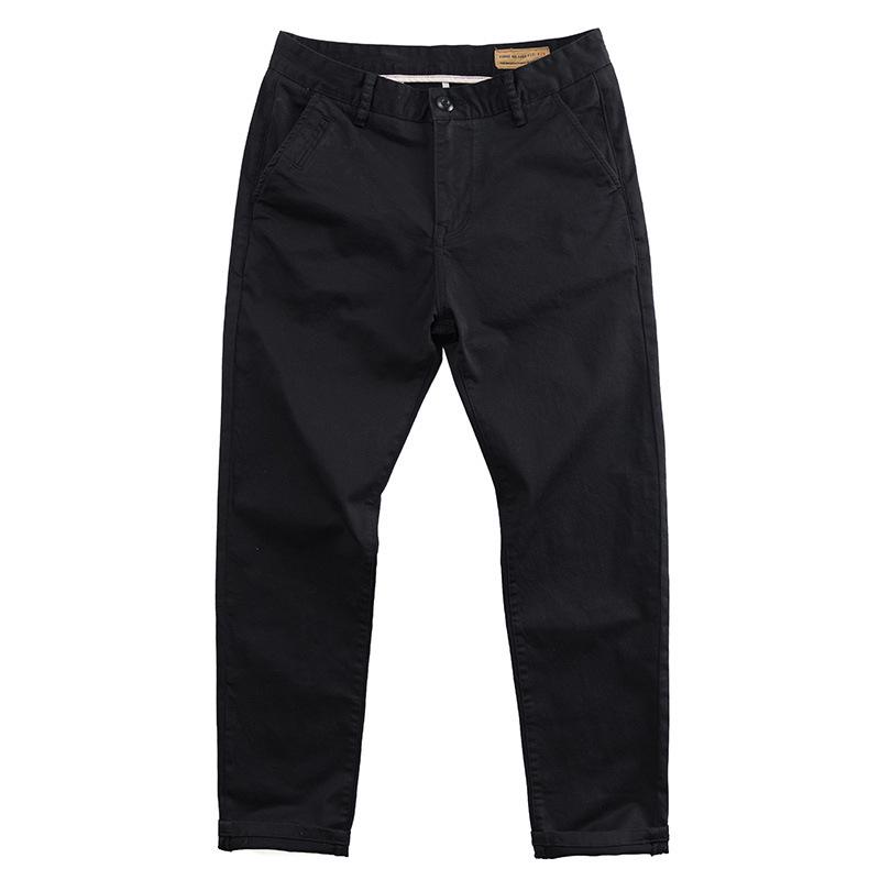 

Мужской ретро выстиранный хаки комбинезон : Прочные, эластичные брюки в стиле work casual 2XL чёрный