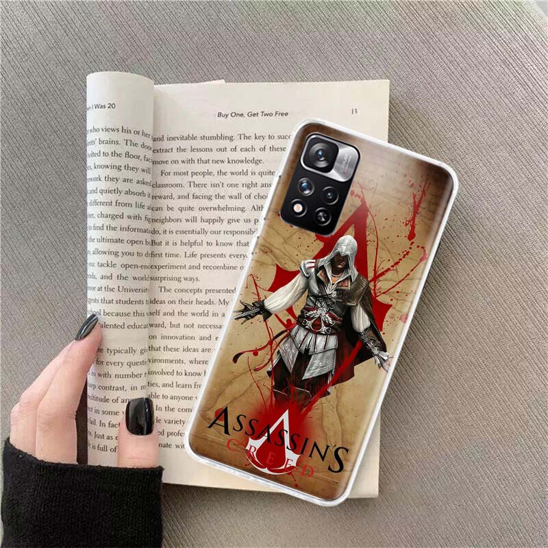 A-Assassins Game Creed Phone Case For Xiaomi Redmi Note 11 12 14 13 Pro Plus 5G 14S 4G 12S 10 10S 11T Pro 11S 11E Coque Fundas T