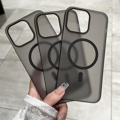Matte Ultra-Thin for Magsafe Case For iPhone 15 17 16 14 11 12 13 Pro Max Magnetic Wireless Charger Hard PC Translucent Cover