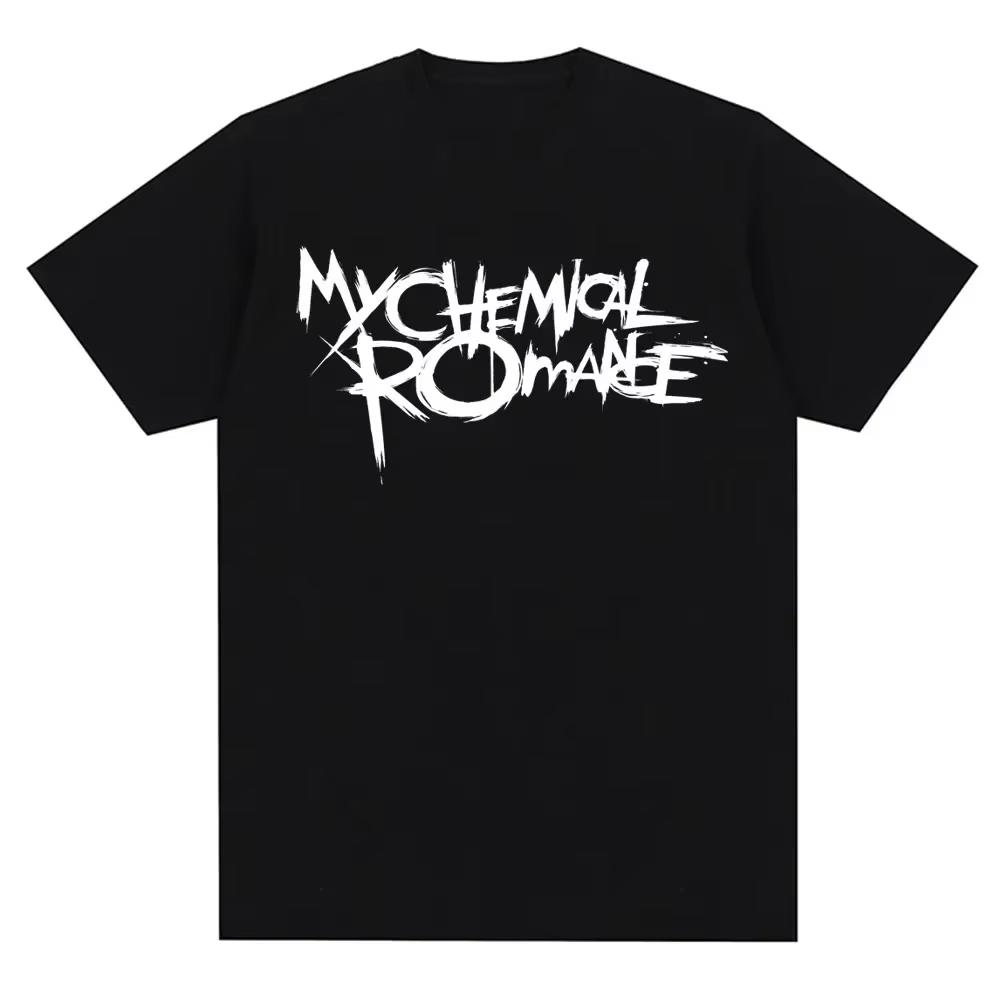 My Chemical Romance Mcr Band Men Women Cotton T-Shirt Printed Women T Shirt Casual Short Sleeve Tshirt Streetwear Trend Tee Tops