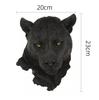 Nordic Style Resin Animal Head Wall Décor: Wolf & Lion