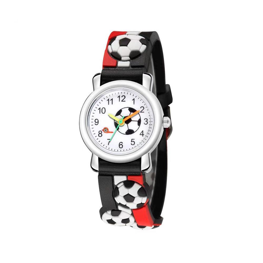 Dinosaur Children Wrist Watches Football Pattern Kid Girl Boy Study Time  For Boys and Girls