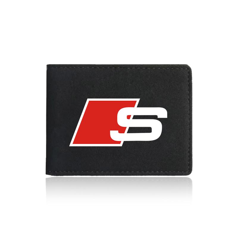 1Pcs Leather Credit Card Case Car Driving Documents Protective Case For Audi B5 B6 B7 B8 B9 A3 8P 8V 8L A5 A6 C6 C5 C7 4F A1 A7 A8 Q2 Q3 Q5 Q7 TT