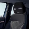 1/2PCS Halloween Car Headrest Cover Decoration 3 Hole Headrest Cover Car Front Seat Headcover Car Anti-Theft Warning Accessories