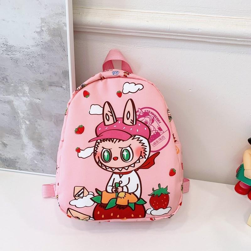 Breathable Color Backpack Nylon School Bag For Preschool Kids Use Daily