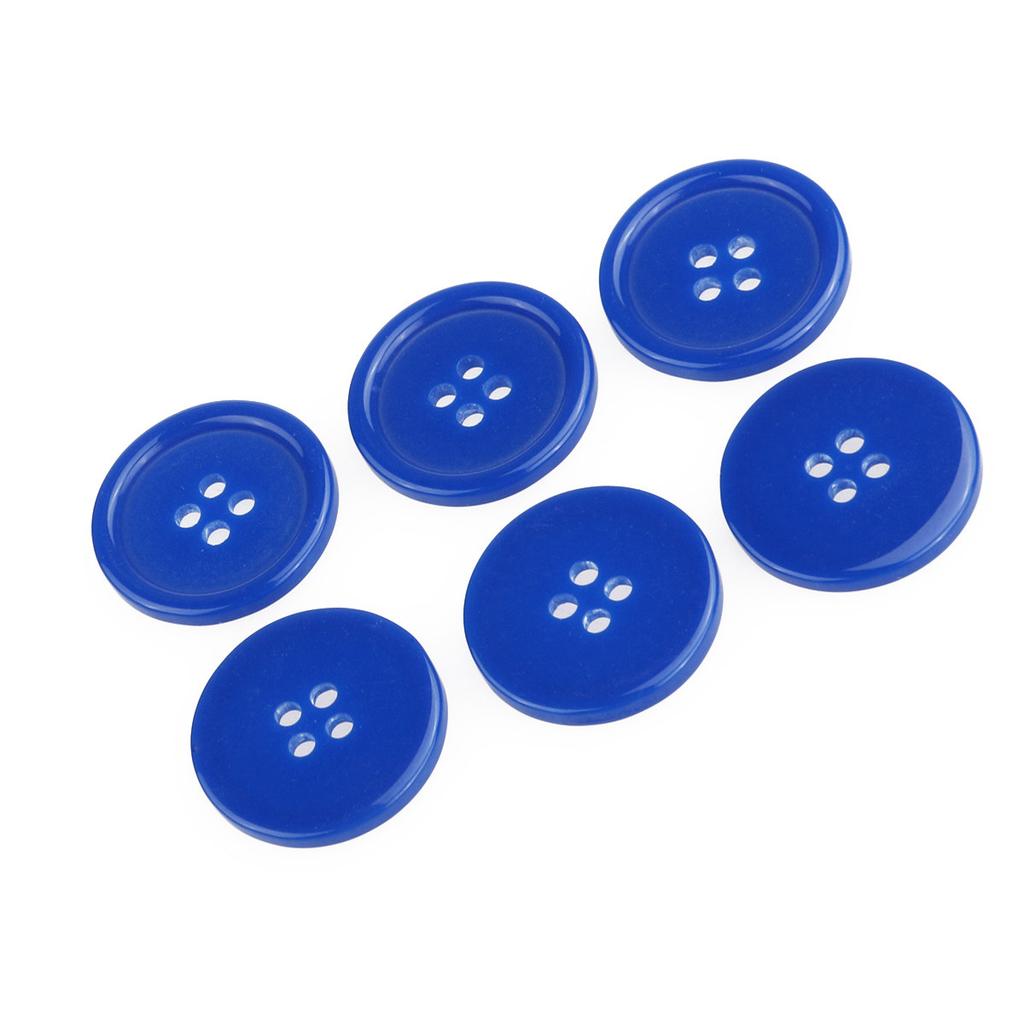 50Pcs 23Mm White Round 4 Hole Resin Buttons Sewing Craft Supplies for Scrapbooking Embellishments Jewelry Making Knitting DIY