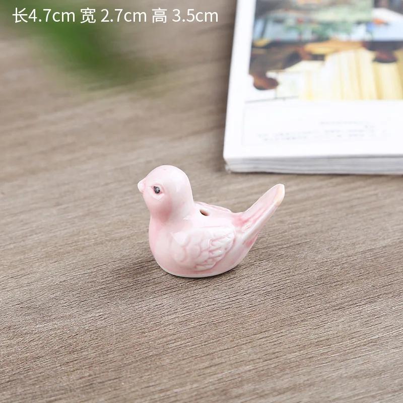 Cute mandarin duck Curled Incense Burner Stick Holder Ceramic Censer Plate Home Fragrance Incense base Ornaments Decoration