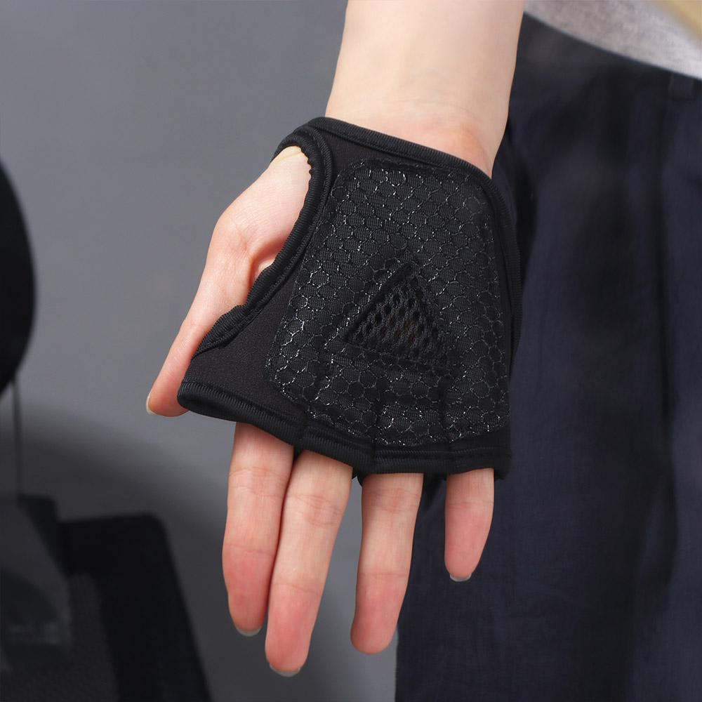 1 Pair Non-slip Fitness Palm Protect Pads Women Weightlifting Hand Protect Pads  Deadlift
