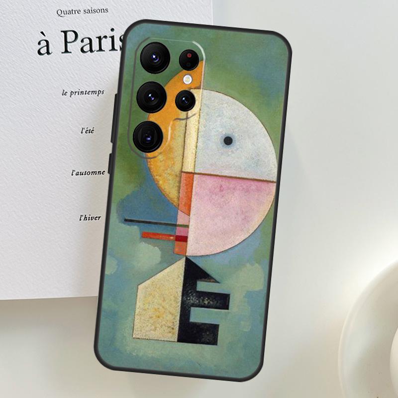 Wassily Kandinsky Abstract Case For Samsung Galaxy S26 Ultra S25 S23 S22 S21 S24 Ultra S10 S20 Plus S25 FE Phone Cover