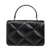 Tory Burch Kira Diamond Quilted Chain Shoulder Bag Magnetic Closure Leather Mini Crossbody Handbag Women Handbags Black 158326-001