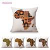 Traditional African Ethnic Trial Geometric Pattern Africa Map Nordic Sofa Throw Pillow Case Home Decorative Sofa Cushion Cover