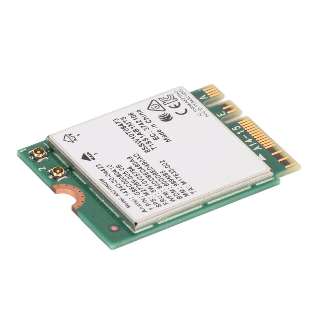 WiFi 6E Wireless Card 2.4G 5G 6G 5400Mbps NGFF M2 BT5.3 MU MIMO 160MHz 802.11ax Wireless Network Card for Laptop