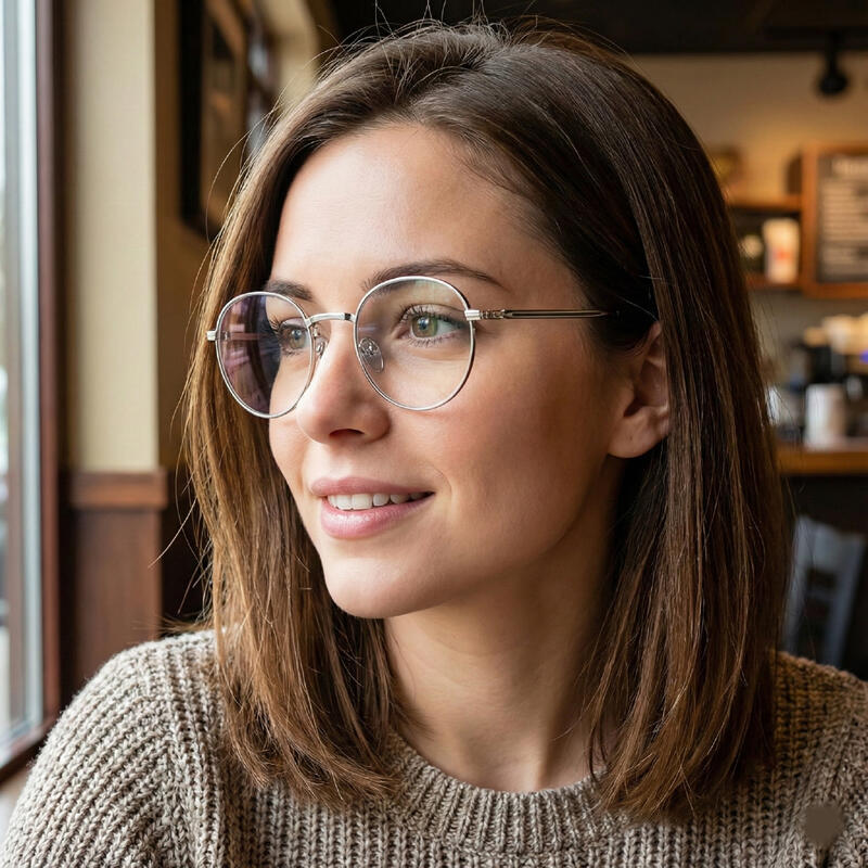 

LUXEYE Luxury Glasses Geek Chic Rimless Horn-Rimmed Glasses Frame CE1820 Single product