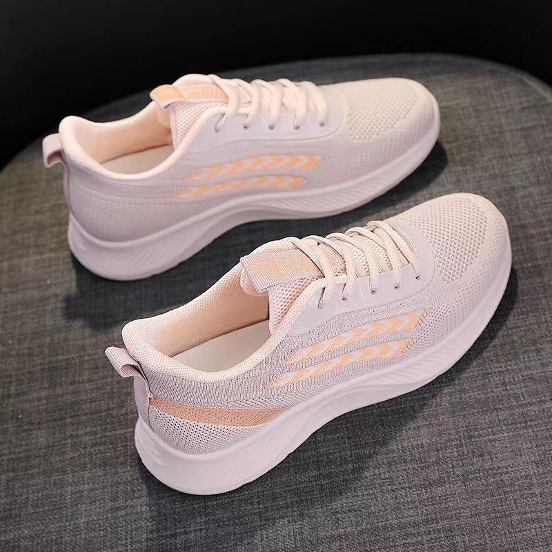 2023 Women's Flyknit Sneakers: Lightweight, Breathable, Durable, Comfortable Soft Sole Running Shoes for Spring and Fall