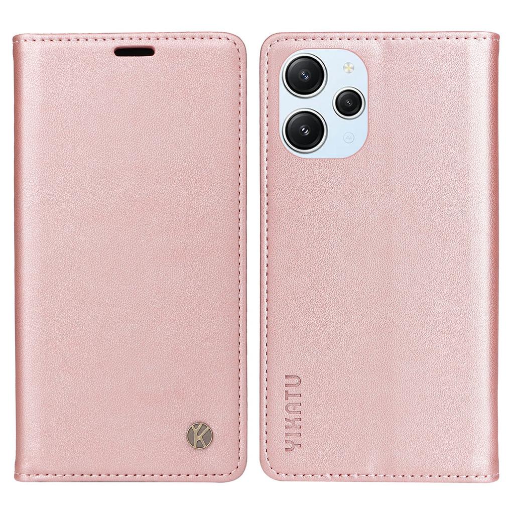 YIKATU YK-001 For Xiaomi Redmi 12 4G/5G (Global)/Poco M6 Pro 5G Leather Case Wallet Phone Cover