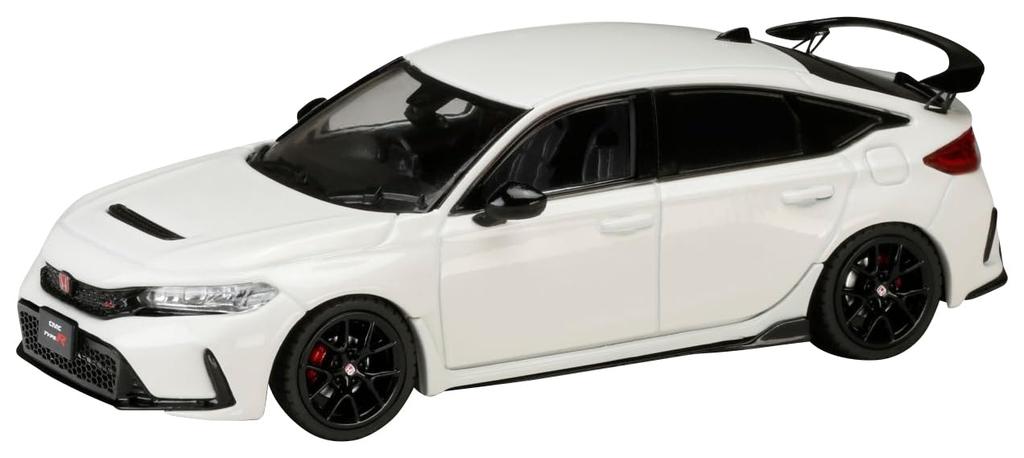 HobbyJAPAN HJD43 Scale Honda Civic TYPE R RACING BLACK Package Championship White Finished Product HJD431003W 1/43 (FL5)
