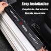 Car Anti-skid and anti-scratch of carbon fiber threshold stripFor Opel Astra j g Insignia Corsa d Vectra c Zafira a Auto Gadgets HX4