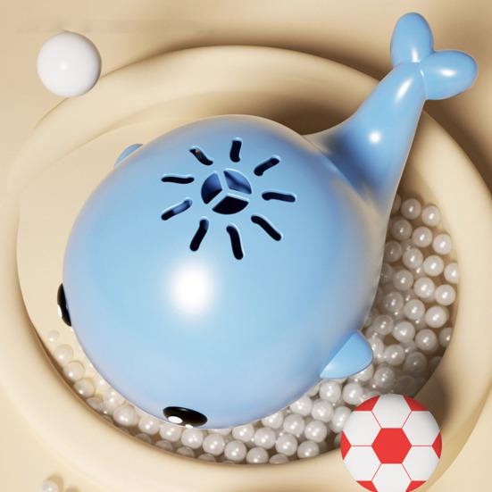 Electric Floating Ball Whale Toy with 2 Balls USB Rechargeable Babies Educational Whale Blowing Suspension Ball Interactive Toy Toddlers Boys Girls