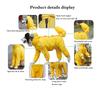 Large Dog Raincoat Waterproof Polyester Safety Reflective Stripe Rain Jacket for Golden Retriever Labrador Husky 8XL-12XL