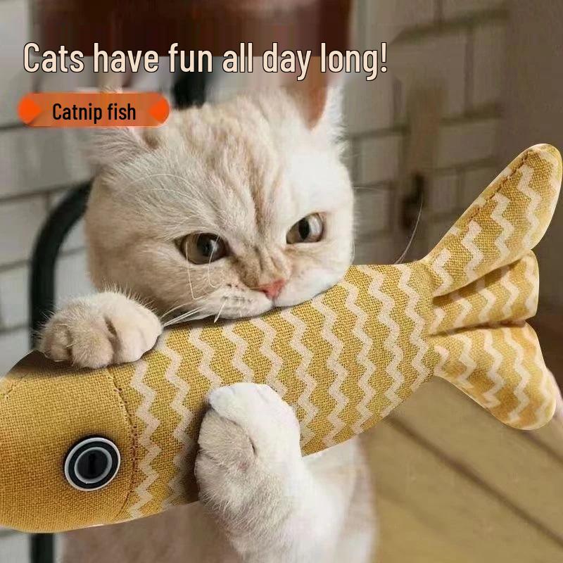 Catnip Fish Toy: Durable, Bite-resistant, Self-play Boredom Relief for Kittens