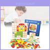 Childrens Wooden Mosaic 3d Puzzle Brain Training Educational Toy For Kids Enrichment