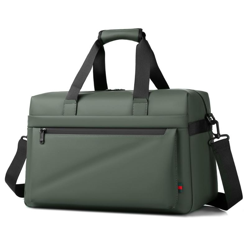 Men's Casual Versatile Horizontal Handbag Daily Travel Business Commuter Bag Large Capacity Handbag