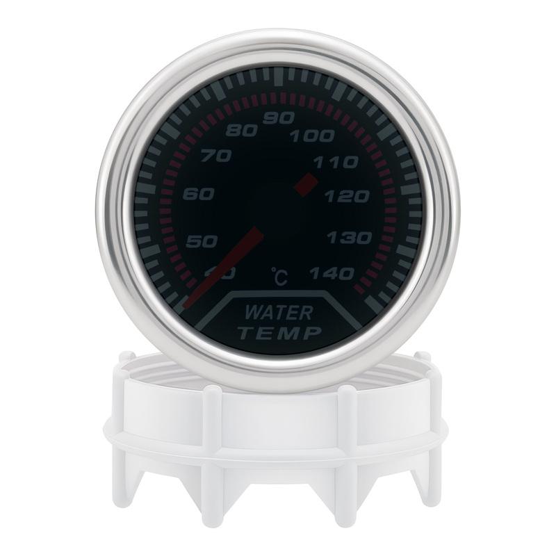 52mm Water Temp Meter/Oil Temp/Oil Press/Voltage/Tachometer/Air Fuel Ratio/EXT Gauge Analog LED White Case+ 52MM Gauge Pods