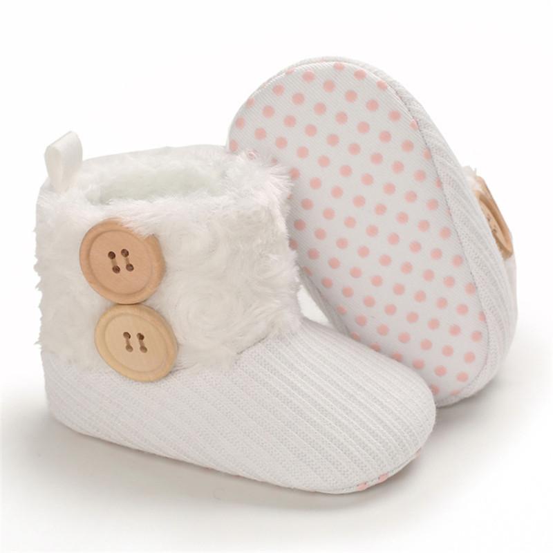 Buy 1 Pair Baby Cotton Shoes Fleece Lining Wearresistant Snow Boots