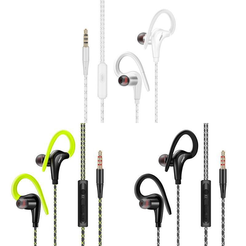 Wired Sports Earphones With Microphone For Running And Workout Enthusiasts