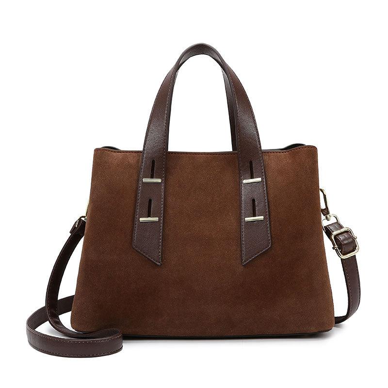 Women's Handbag New Frosted Bag, Women's High-end Sense, Large Capacity Tote Bag, Daily Commuting Shoulder Bag