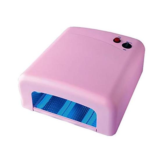 UV Gel Nail/UV Craft Resin UV Light 36W [Instruction Manual and 6 Month Warranty Included] (Pink)