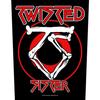 Twisted Sister Logotyp Rund Patch