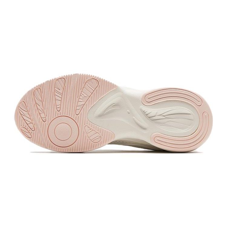 Anta Kids Lightweight Low-Top Running Shoes Kids sneaker White Pink 322415510-2