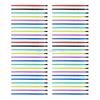 R6FF 50 Pcs Small Paint Brushes Set Nylon Hair Painting Brushes Set Art Supplies For Watercolor Gouache Acrylics
