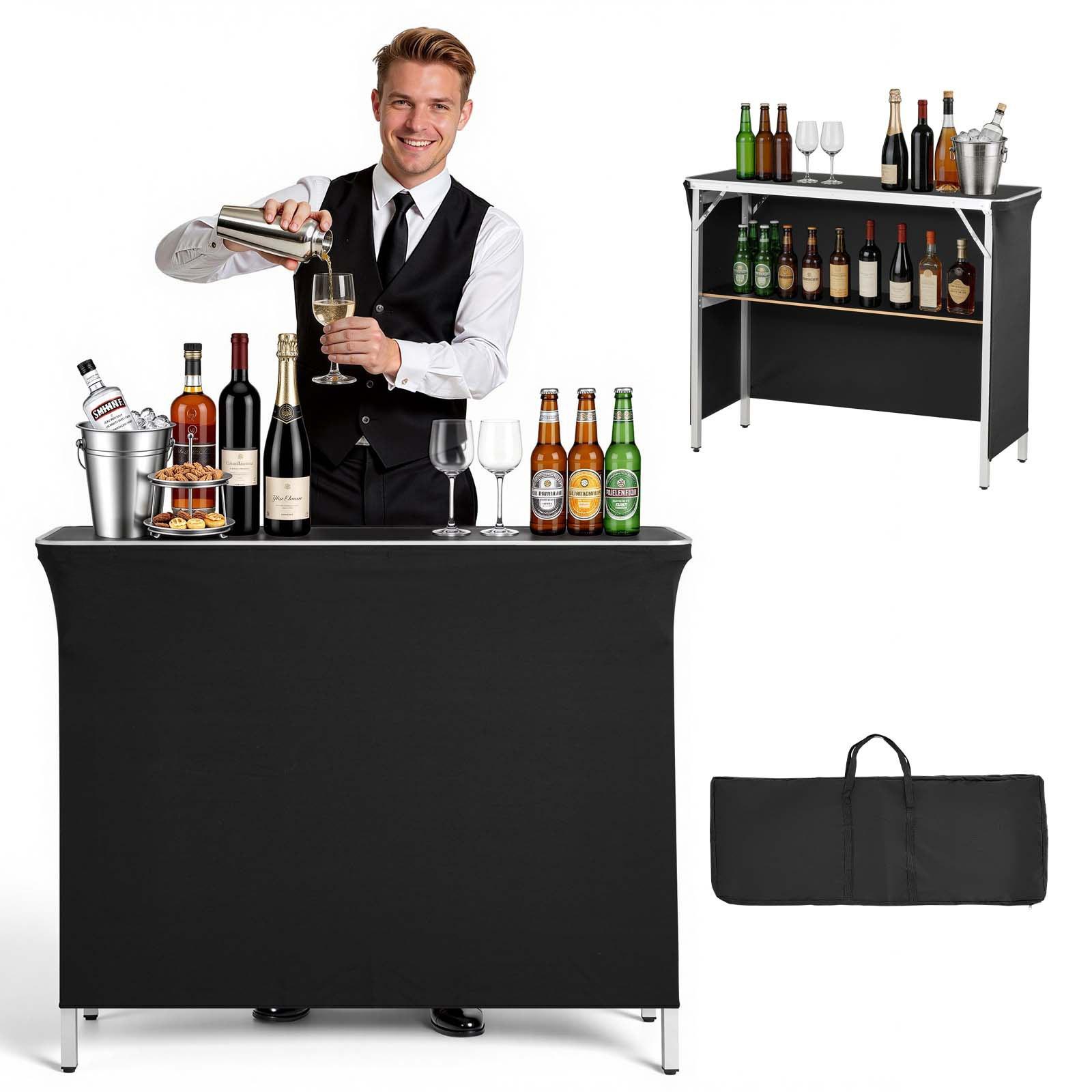 VEVOR Folding Portable Bar Table, 1100